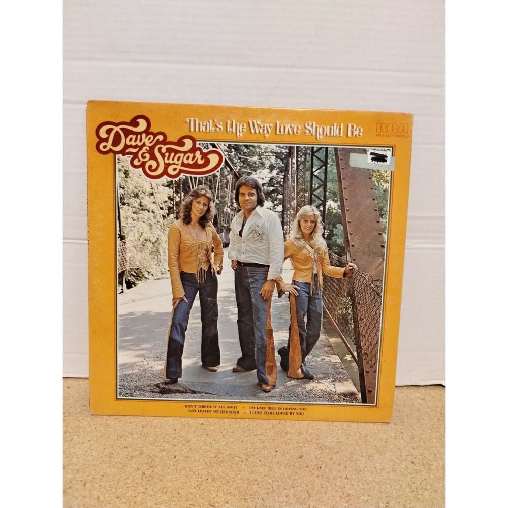 Dave & Sugar Thats The Way Love Should Be Vintage Vinyl LP Album RCA APL1 2477